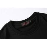 Men T Shirt Summer Casual Tops Letter Print Short-Sleeve Printed Men's Summer round Neck Half Sleeve Trendy Loose