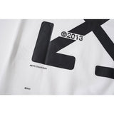 Off White Sweatshirts Long Sleeve round Neck Sweater for Autumn and Winter