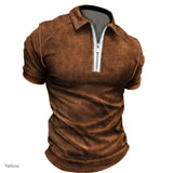 Polo Shirts Summer Men's Polo Shirt Short Sleeve Color Matching T-shirt