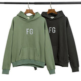 Fog Hoodie Men and Women Hooded Reflective Loose Brushed Hoody Men Fear Of God