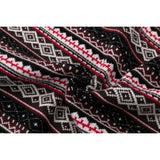 Off White Winter Fleece Sweatshirts Autumn and Winter Arrow Pattern Knitted Sweater for Men and Women