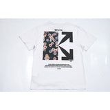Off White T Shirt Graffiti Arrow Print ShortSleeved Tshirt Unisex Clothing Owt
