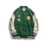 Letterman Jacket Outfit Senior Jackets Varsity Baseball Coat Spring and Autumn Loose Casual Jacket Men's Top