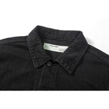 Arrow Denim Jacket Jean Coat off Ow White Tape Arrow Unisex Denim Jacket Coat Owt