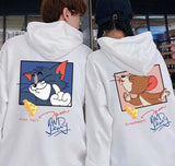 Tom and Jerry Hoodie Winter Clothing Autumn Hooded Sweater Autumn and Winter