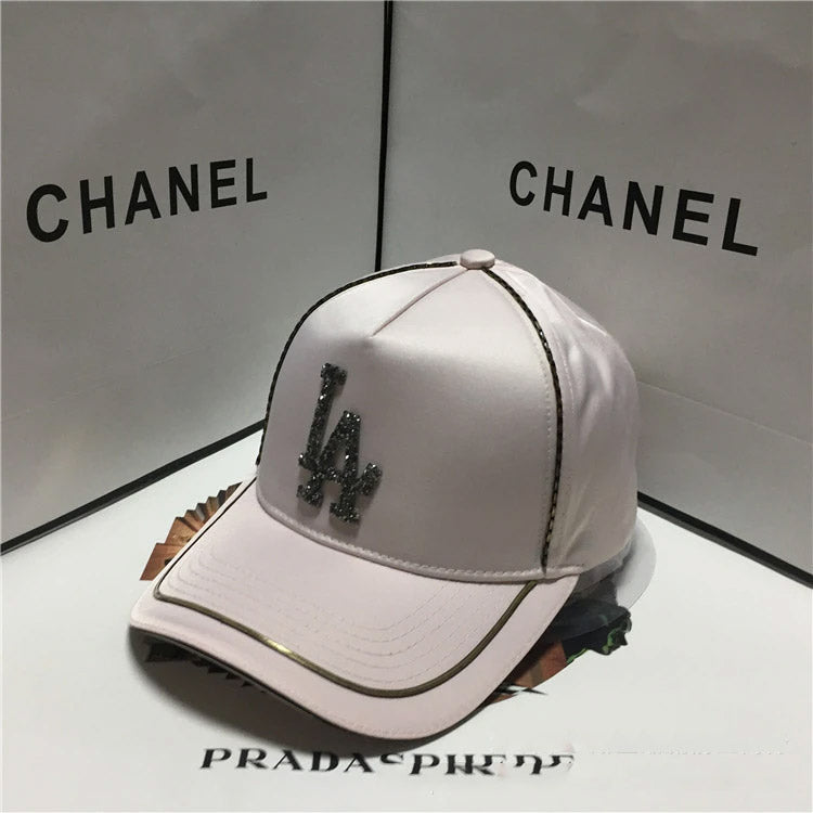 Dogers Baseball Cap Four Seasons Leisure Peaked Cap Fashion Diamond Hat