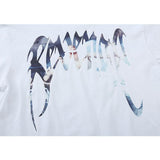 Revenge T Shirt Revenge Paradise Print Short Sleeve High Street Men and Women BF Loose Fog Couple Hip Hop T-shirt