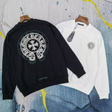CHH Chrome Heart Sweatshirt Autumn and Winter Printed Crew Neck Sweatshirt Men and Women