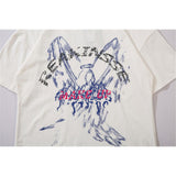 Men's T Shirt Summer Casual Tops Printed Short Sleeve T-shirt Men's Fashion Brand round Neck Half Sleeve Street Fashion Loose Half Sleeve