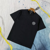 CHH Chrome Heart T Shirt Spring/Summer Embroidered round Neck Short Sleeve T-shirt for Men and Women