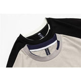 Men T Shirt Summer Casual Tops Men's Clothes Summer Wear Retro Men's round Neck Short Sleeve Casual Snow Mountain Fake Two-Piece T-shirt Fashion