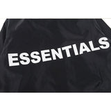 Fog Jacket Tops SingleBreasted Casual Autumn Fashion Brand Straight Hem Solid Color Youth Dimensional Patch Pocket Stand Collar Polo Collar Jacket Tide Fear Of God