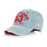 Yankee Baseball Cap Denim Baseball Cap Outdoor Leisure