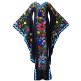 Beth Dutton Bohemian Dress Summer Spring Midi Dresses Dress Batwing Sleeve Print Dress