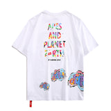 A Ape Print T Shirt