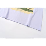 Men's T Shirt Summer Casual Tops Short Sleeve Striped T-shirt Men's round Neck Half Sleeve Boyfriend Harajuku Style Street Fashion Loose Half Sleeve