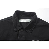 Fog Fear Of God Jacket Autumn Ow Men's plus Size Retro Sports Letter Print Coat