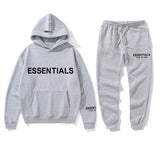 Fear Of God Fog Sweatshirt Essentials Set Chest Logo Couple Garden Collar Sweater Fog Sweatshirt