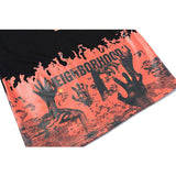 Vlone Sweatshirt Flame Skull Hip Hop Pullover Long Sleeve Sweater