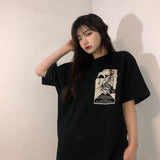 Cavempt Ce Lifecav @ Empt Umbrella Cartoon Japanese Fashion Ce Short Sleeve Men and Women