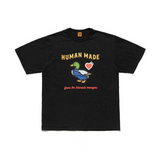 Human Made T-Shirt Slub Cotton Short Sleeve Loose Couple T-shirt
