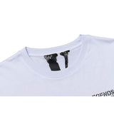 Vlone Large V Short Sleeve Splashed Ink Printing Simple Fog Fashion Brand Men's and Women's Tshirt Tee Shirt