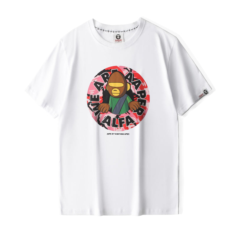 A Ape Print T Shirt