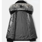 Beaver Coat Men Marten Overcoats Men's Hooded Jacket