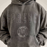 Present Hoodie Loose Zip Hooded Sweater for Men and Women