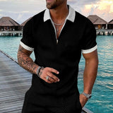 Polo Shirts Polo Lapel Casual Short Sleeve Summer T-shirt