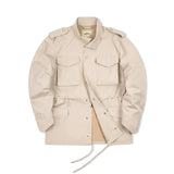 Denim Shirts Jacket Trench Coat Baggy Coat Men's Autumn