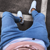 J Shaped Jeans Ripped New Fashion Skinny Jeans Men