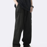 Men Cargo Pants Workwear Pants Men's Summer Thin Straight Casual Trousers