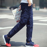 Baggy Cargo Pants for Men Overalls Men's Casual Pants Long Pants Student Straight Loose Trendy All-Match