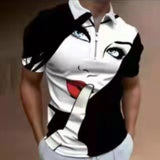 Polo Shirts Men's Polo Shirt Short-Sleeved T-shirt