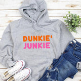 Slogan Graphic Hoodie  Dunkie Junkie