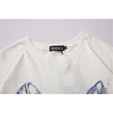 Men's T Shirt Summer Casual Tops Printed Short Sleeve T-shirt Men's Fashion Brand round Neck Half Sleeve Street Fashion Loose Half Sleeve