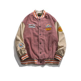 Letterman Jacket Outfit Senior Jackets Varsity Baseball Coat Men's Spring and Autumn Casual Jacket Men's Top