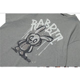 Men's T Shirt Summer Casual Tops Cartoon Printed Short-Sleeved T-shirt Men's Fashion Brand round Neck Street Fashion Loose Half-Sleeved T-shirt