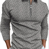Polo Shirts Spring and Autumn Polo Shirt Men's T-shirt Top