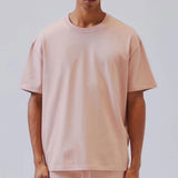 Fog T Shirt Tshirt Double Line T Shirt Short Sleeve Tshirt Men and Women Loose I Trendy plus Size Retro Sports Fear Of God essential