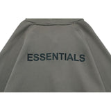 Fog Fear Of God Essentials Hoodie Tops Spot Letter Print Sweatshirt Long Terry Zipper Cardigan Sweater High Street Hooded Fear Of God