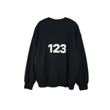 Rrr123 Sweatshirt Terry round Neck Sweater Loose Hip Hop