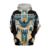 Skull Hoodie 3D Sweater Hoodie Indian Skull