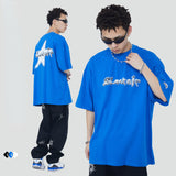 Blackair T Shirt Summer Short Sleeve Loose round Neck T-shirt