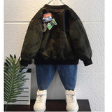Toddler Boys Jackets Children's Clothing Boys' Jacket Spring and Autumn Clothing Baseball Uniform