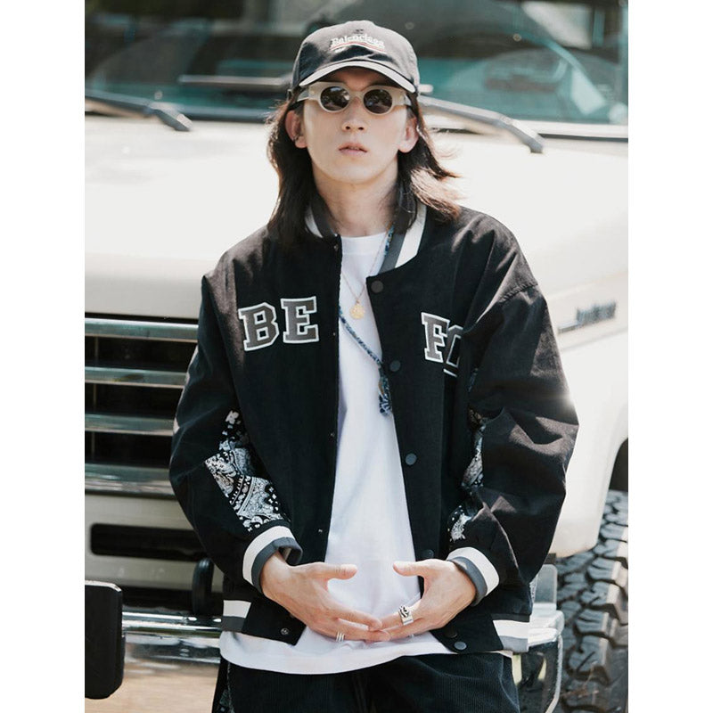 Letterman Jacket Outfit Senior Jackets Varsity Baseball Coat Spring and Autumn Baseball Uniform Men's Jacket