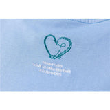 Men's T Shirt Summer Casual Tops Cartoon Fish Embroidered Short Sleeve T-shirt Men's Fashion Brand round Neck Trend Half Sleeve