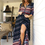 Beth Dutton Bohemian Dress Summer Spring Midi Dresses