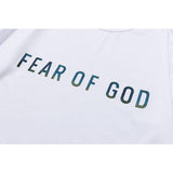 Fog T Shirt Fashion Brand Letter Men and Women Casual Short Sleeve Fear Of God